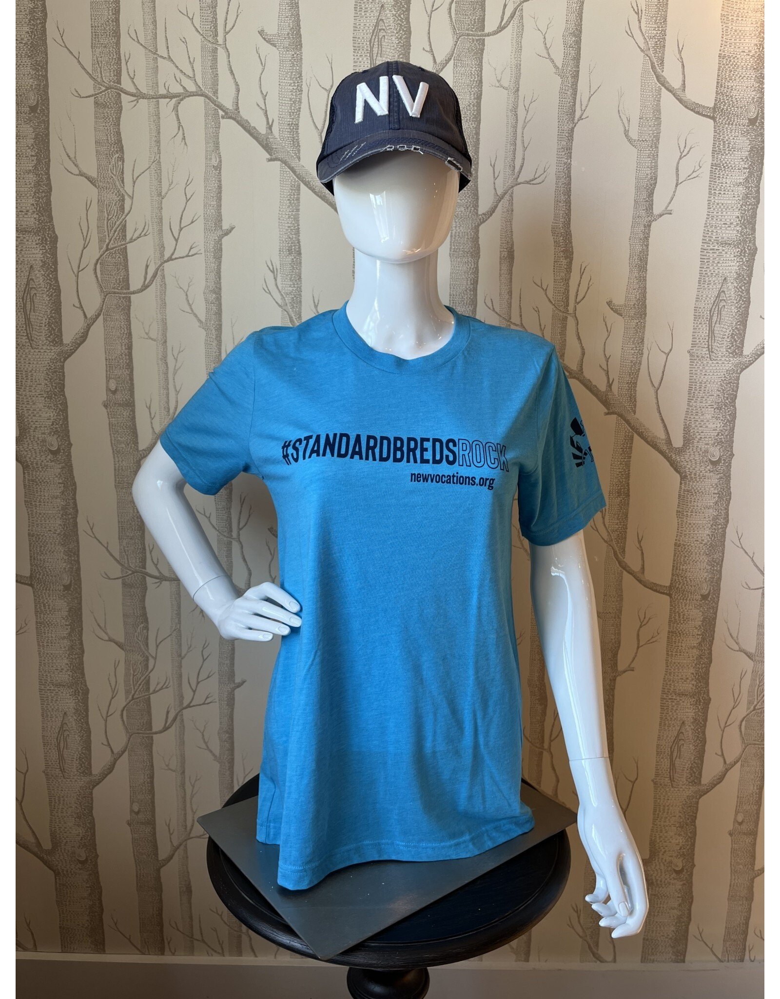 Aqua #StandardbredsRock T-Shirt