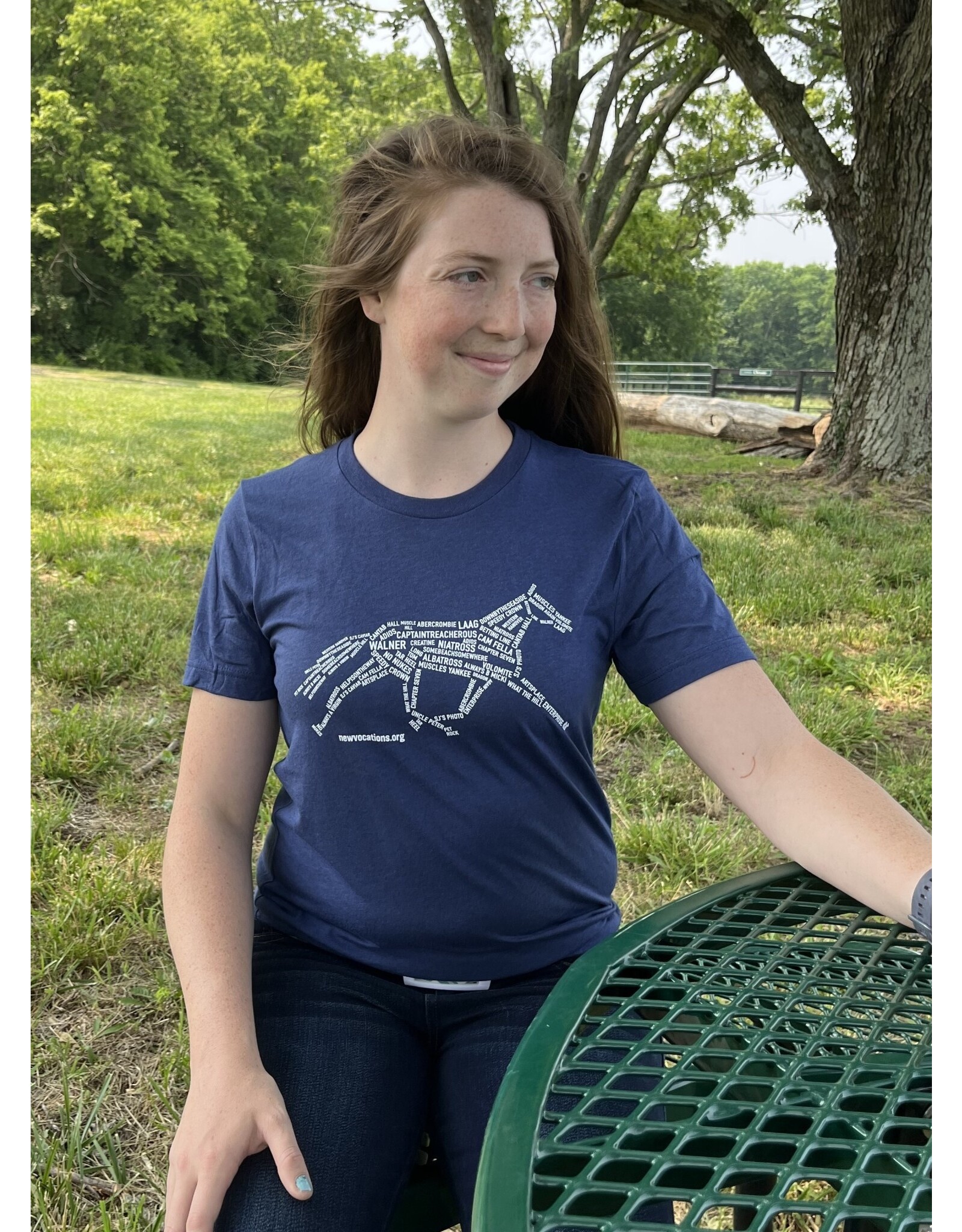 Navy Standardbred Legacy Short Sleeve T-Shirt