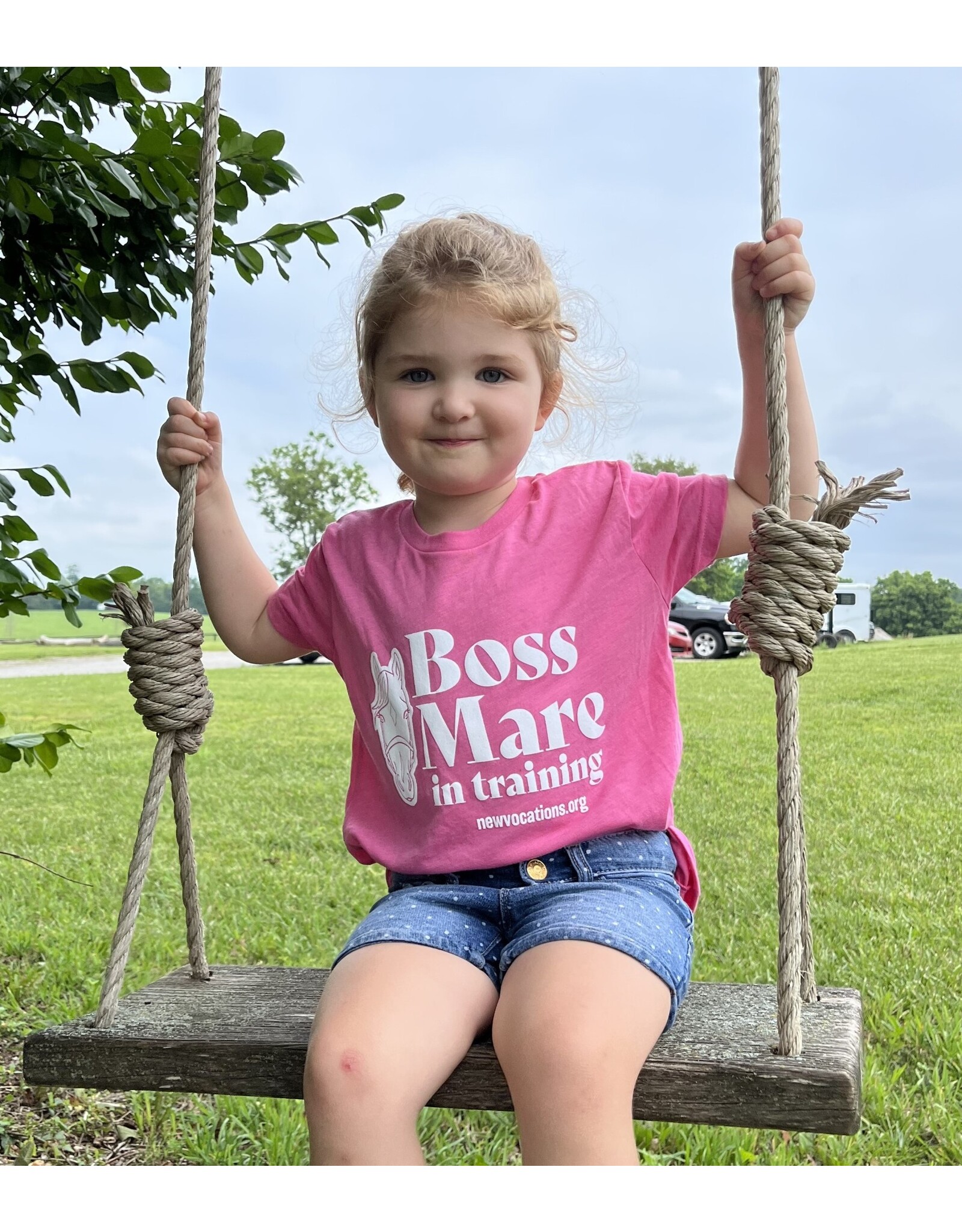 Boss Mare in Training Kids T-Shirt