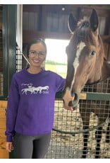 Purple I Love My Ex... Racehorse Sweatshirt