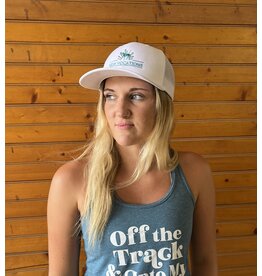 White Trucker NV Logo Hat