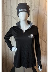 Black Cool Wick Long Sleeve Shirt (Slim fit)