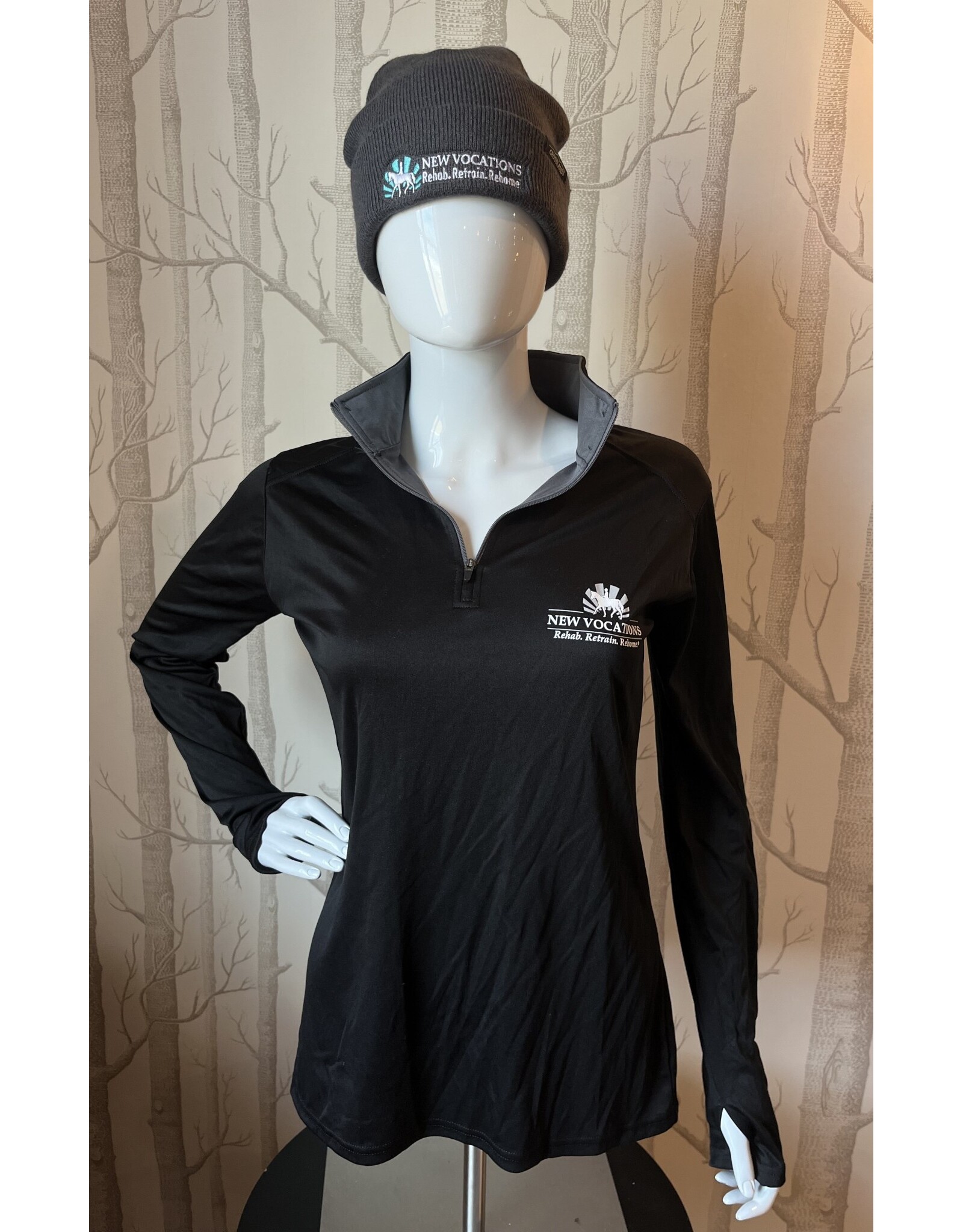 Black Cool Wick Long Sleeve Shirt (Slim fit)