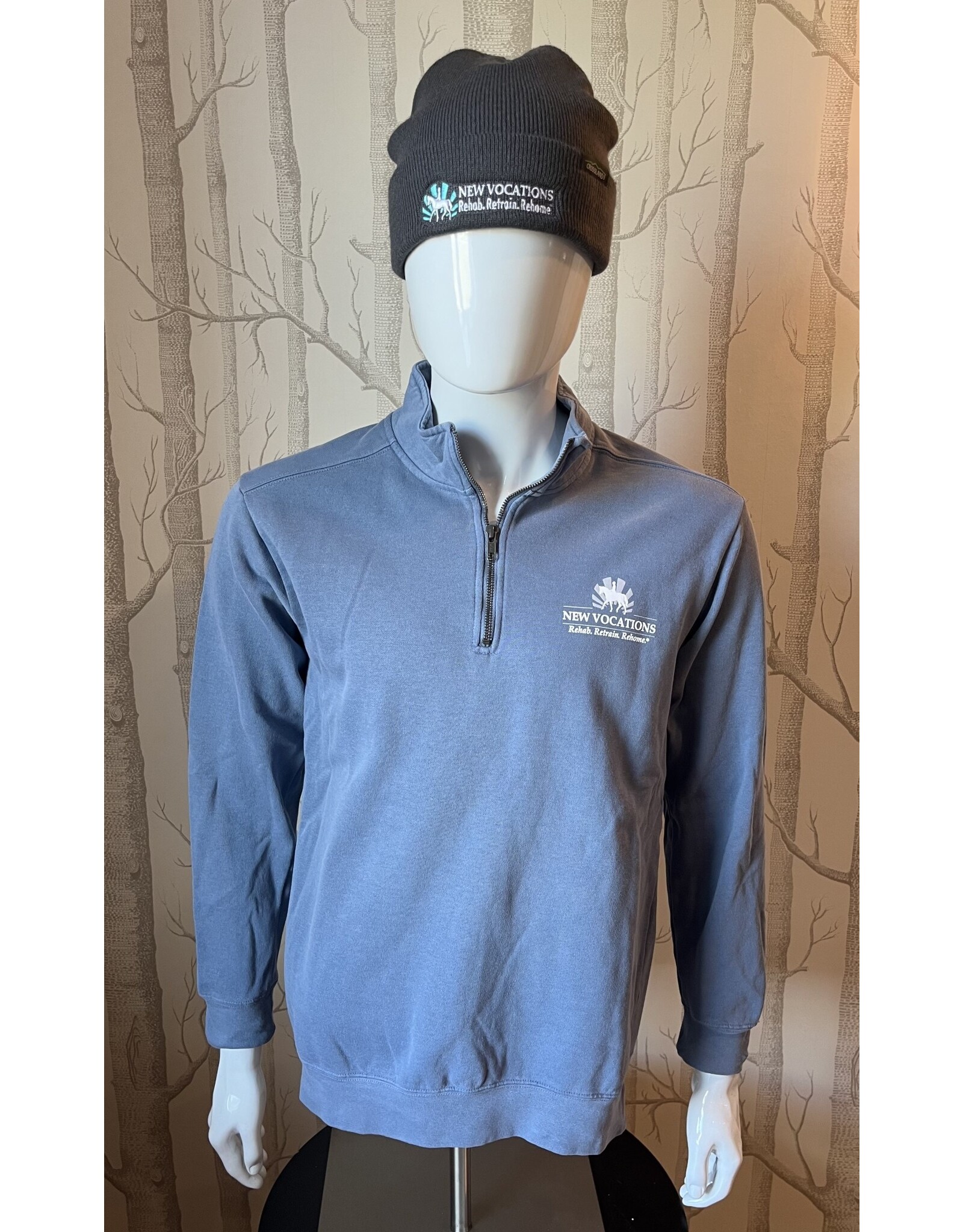 Blue Jean Quarter Zip