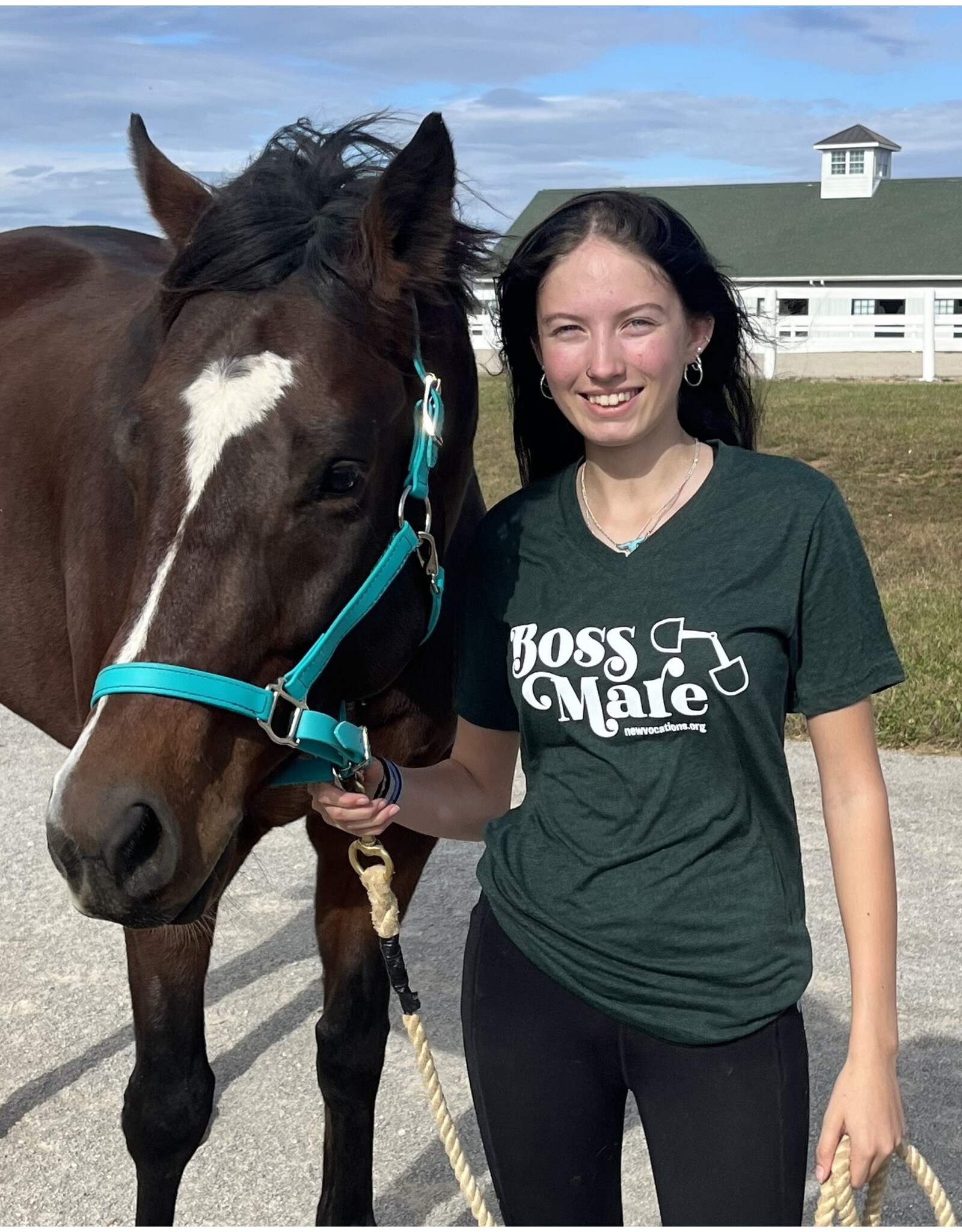 Emerald Green Boss Mare T-Shirt