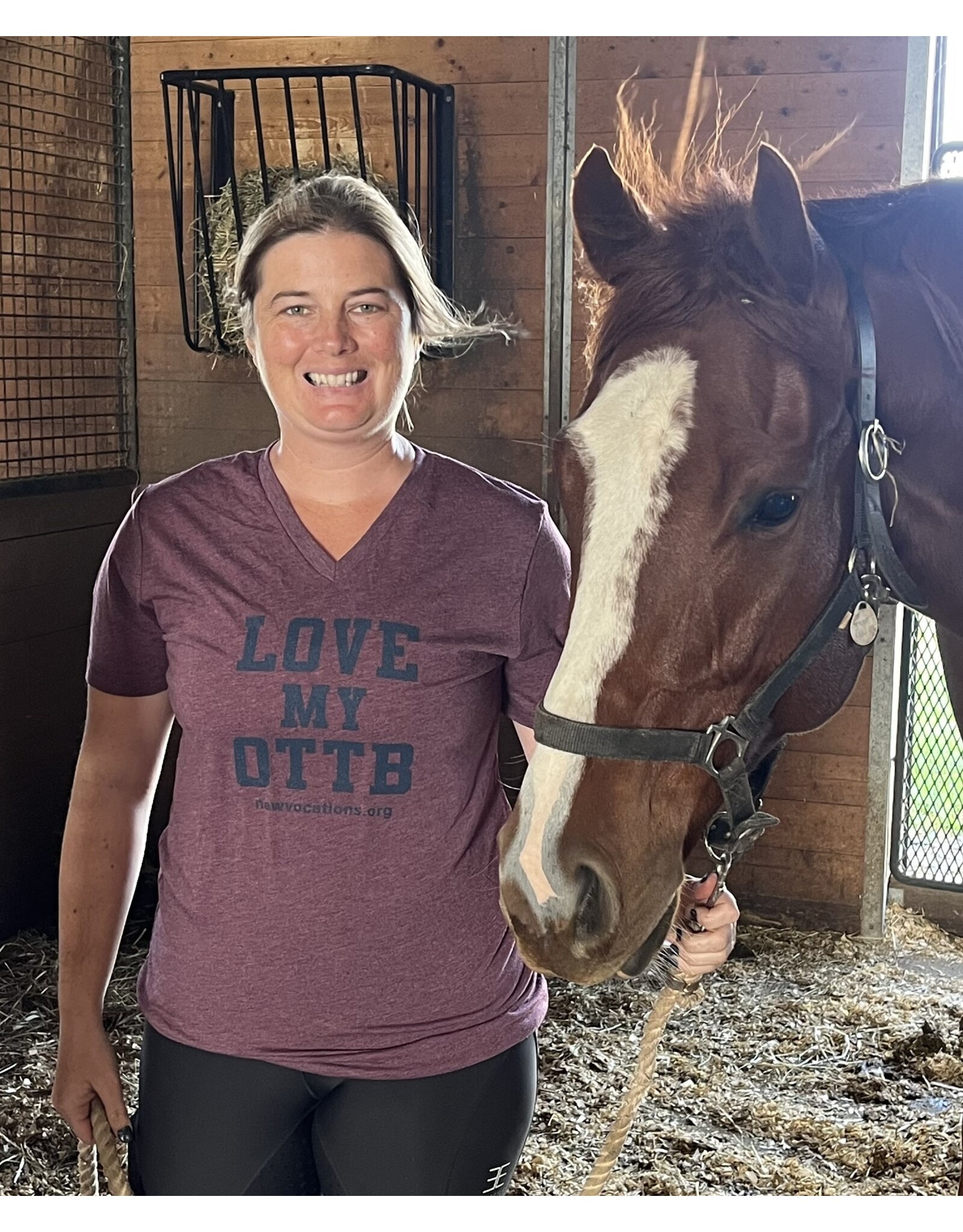 Maroon Love My OTTB T-Shirt