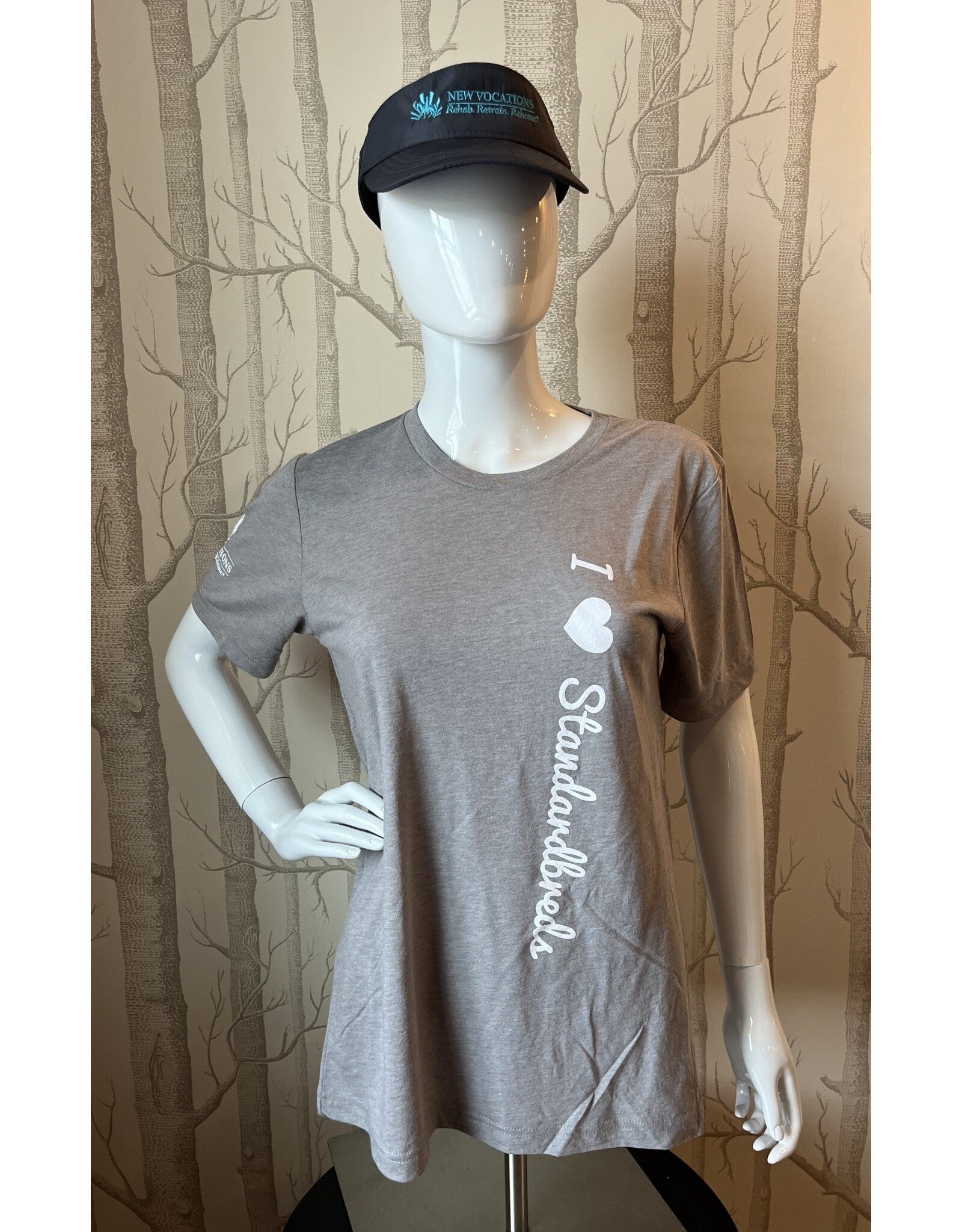 Grey I Heart Standardbreds T-Shirt
