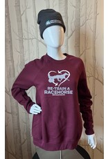 Maroon Re-Train a Standardbred Racehorse Sweatshirt