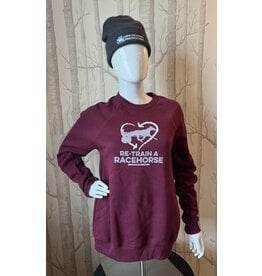 Maroon Re-Train a Standardbred Racehorse Sweatshirt
