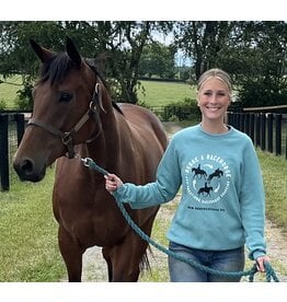 Blue Lagoon Reuse a Racehorse Sweatshirt