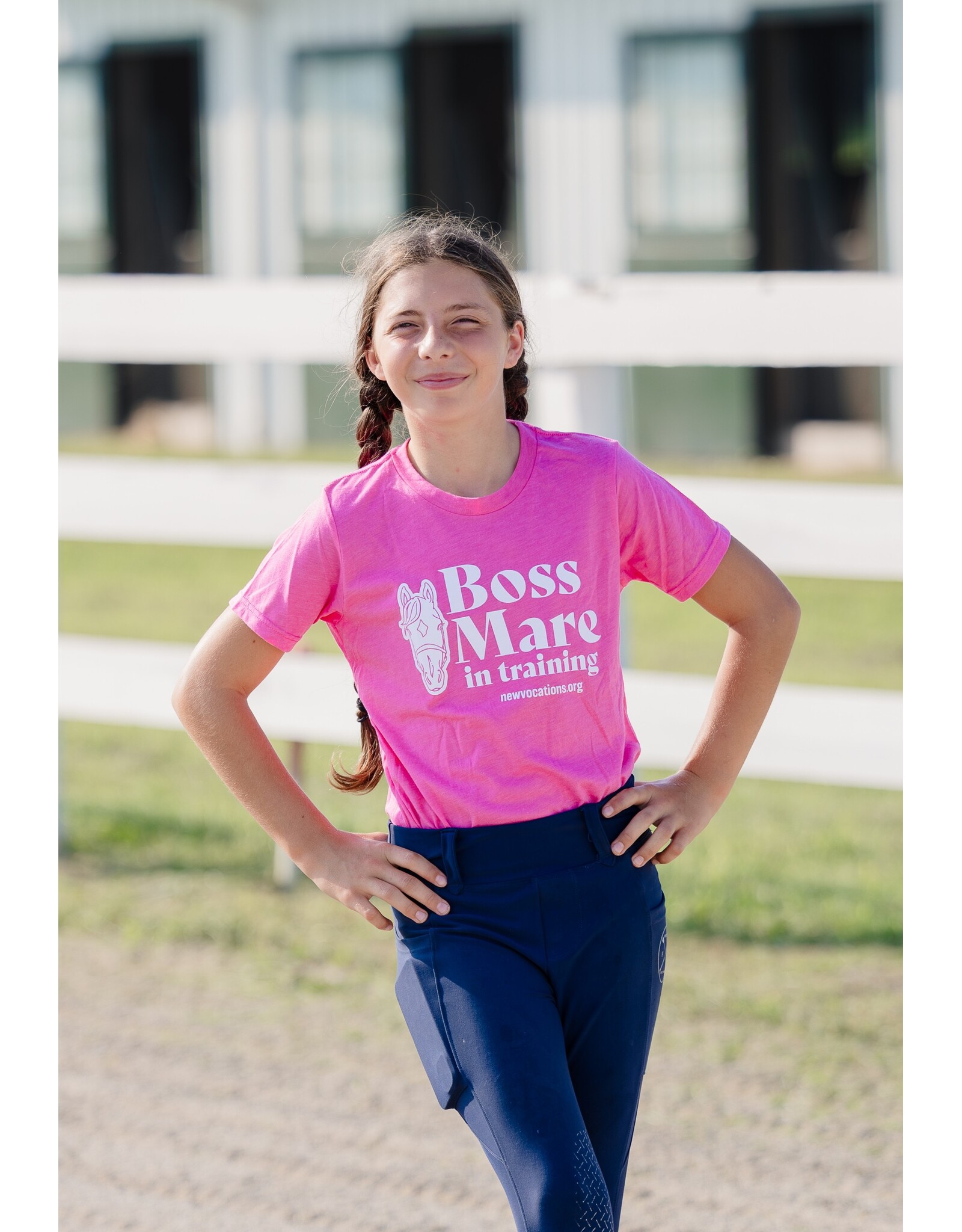 Boss Mare in Training Kids T-Shirt