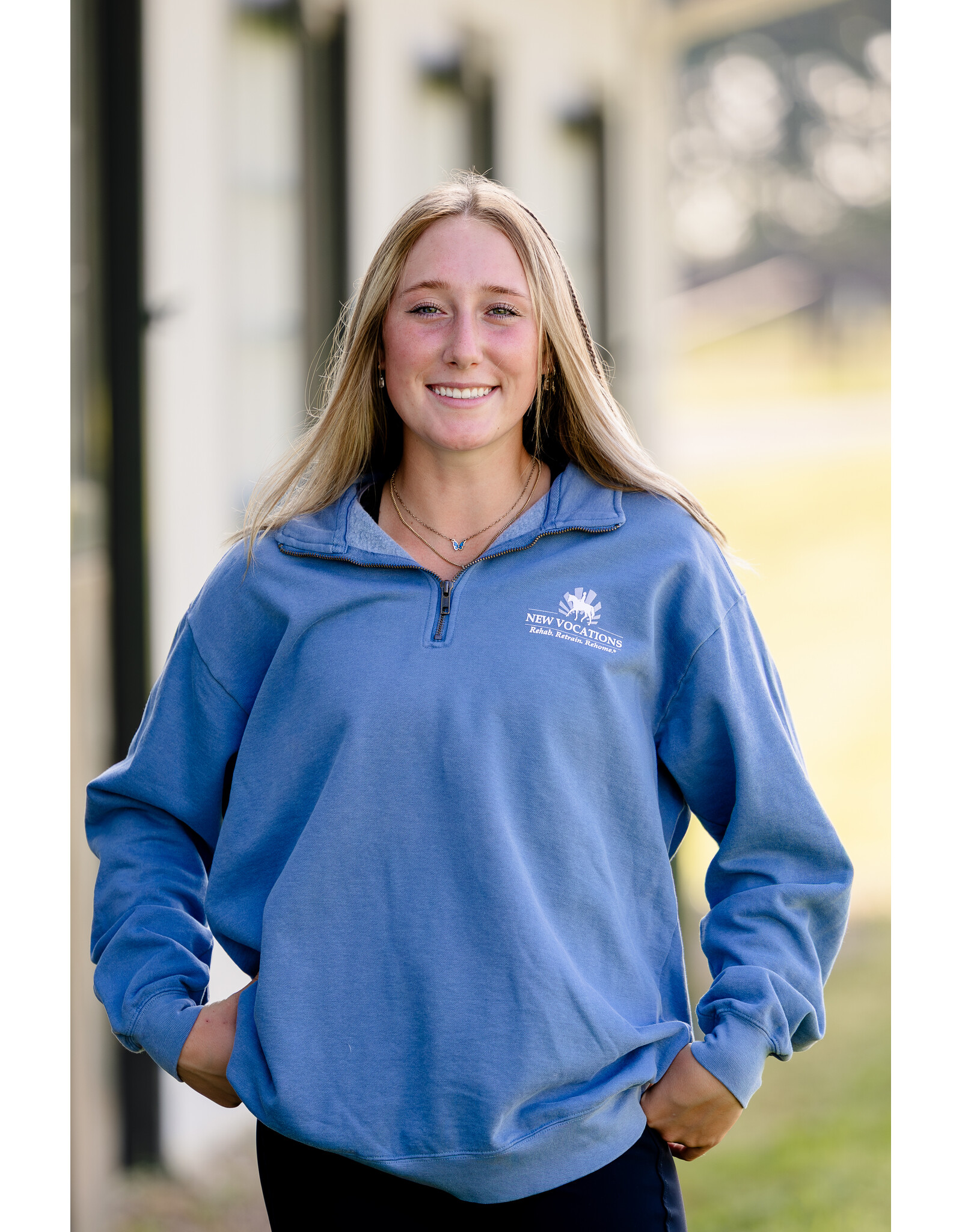 Blue Jean Quarter Zip