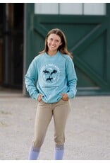 Blue Lagoon Reuse a Racehorse Sweatshirt