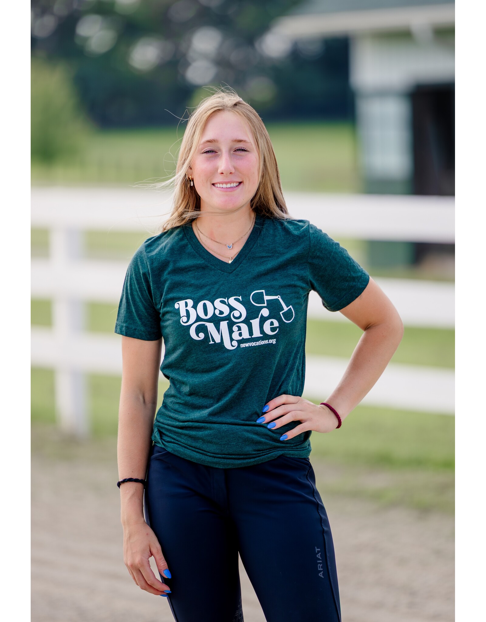 Emerald Green Boss Mare T-Shirt