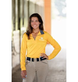 Marigold Cool Wick Long Sleeve Shirt (Slim fit)