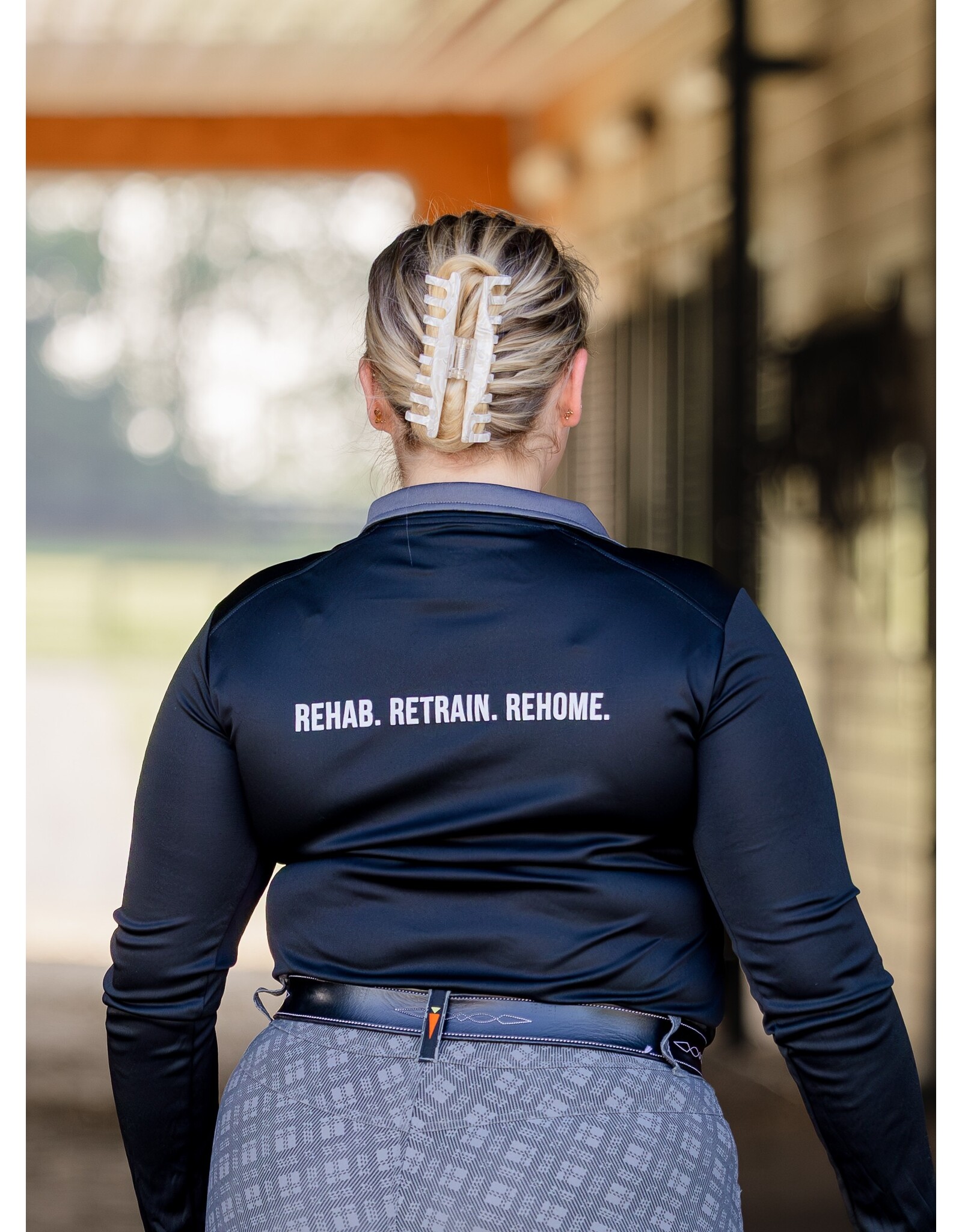 Black Cool Wick Long Sleeve Shirt (Slim fit)