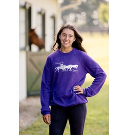 Purple I Love My Ex... Racehorse Sweatshirt