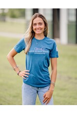 Steel Blue Rehab. Retrain. Rehome. Snaffle Bit T-Shirt