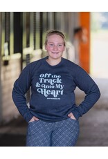 Grey Off the Track & Into My Heart Sweatshirt