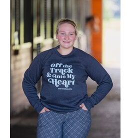 Grey Off the Track & Into My Heart Sweatshirt