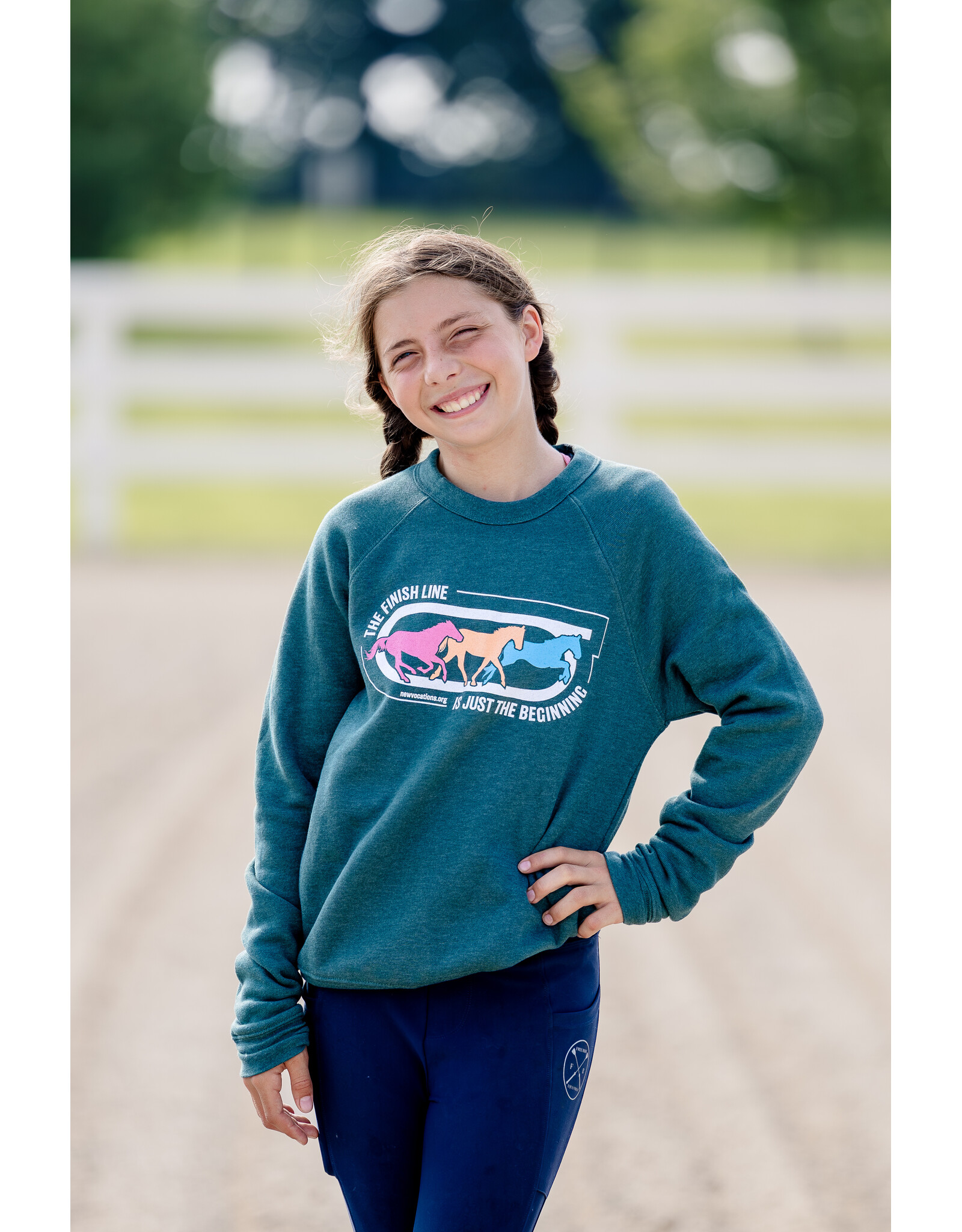Green Finish Line Sweatshirt