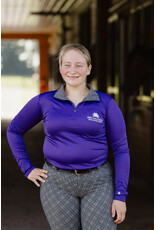 Purple Cool Wick Long Sleeve Shirt (Slim fit)