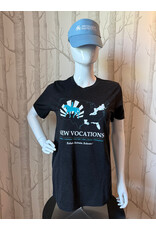 Black NV States Outline T-Shirt