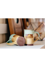 Teal/Sand Ceramic Mug (Handmade)