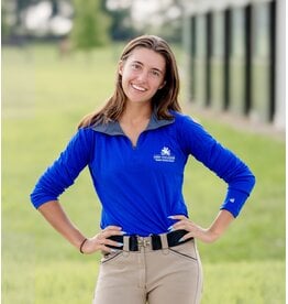 Royal Blue Cool Wick Long Sleeve Shirt (Slim fit)