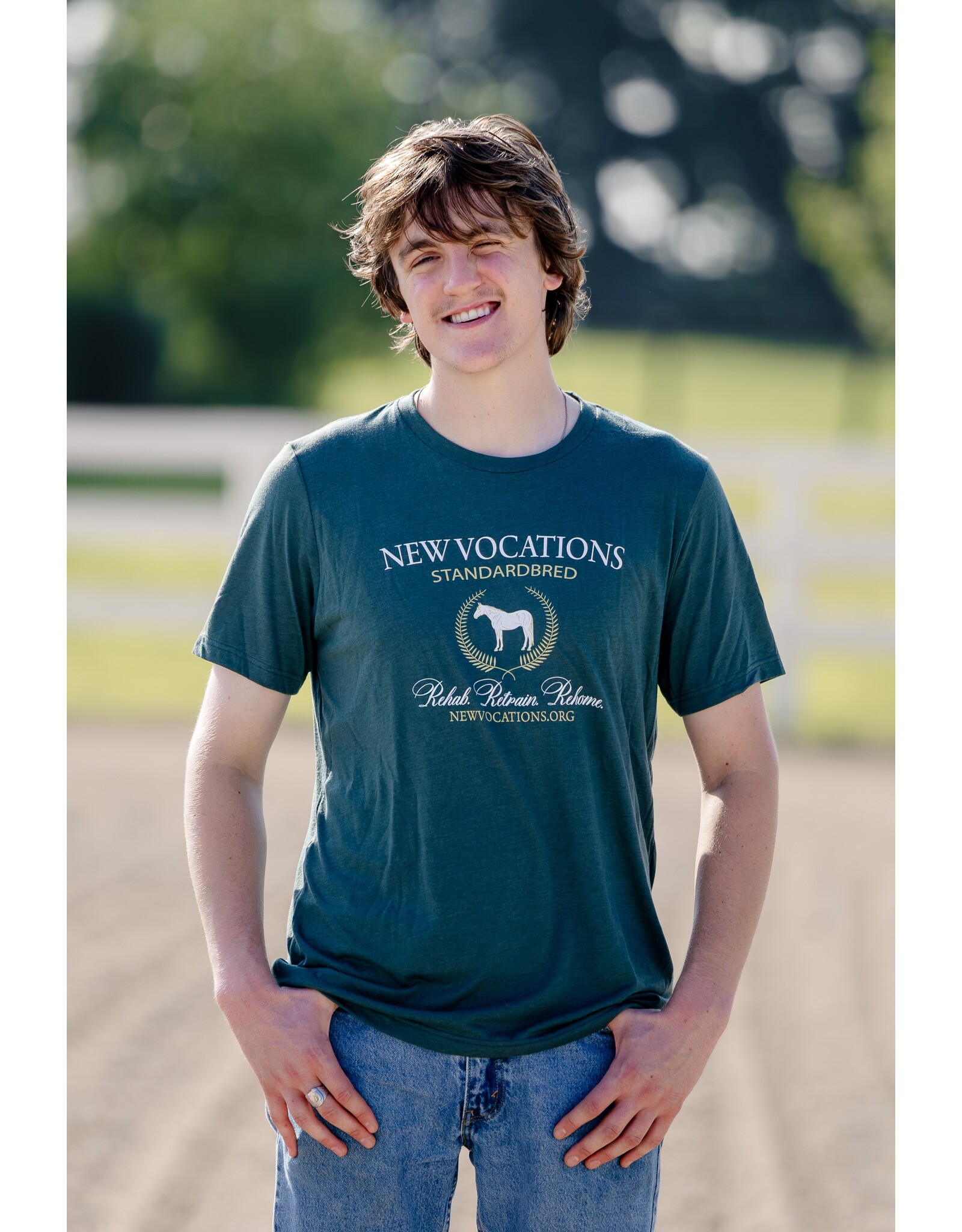 Green NV Standardbred Laurels T-Shirt