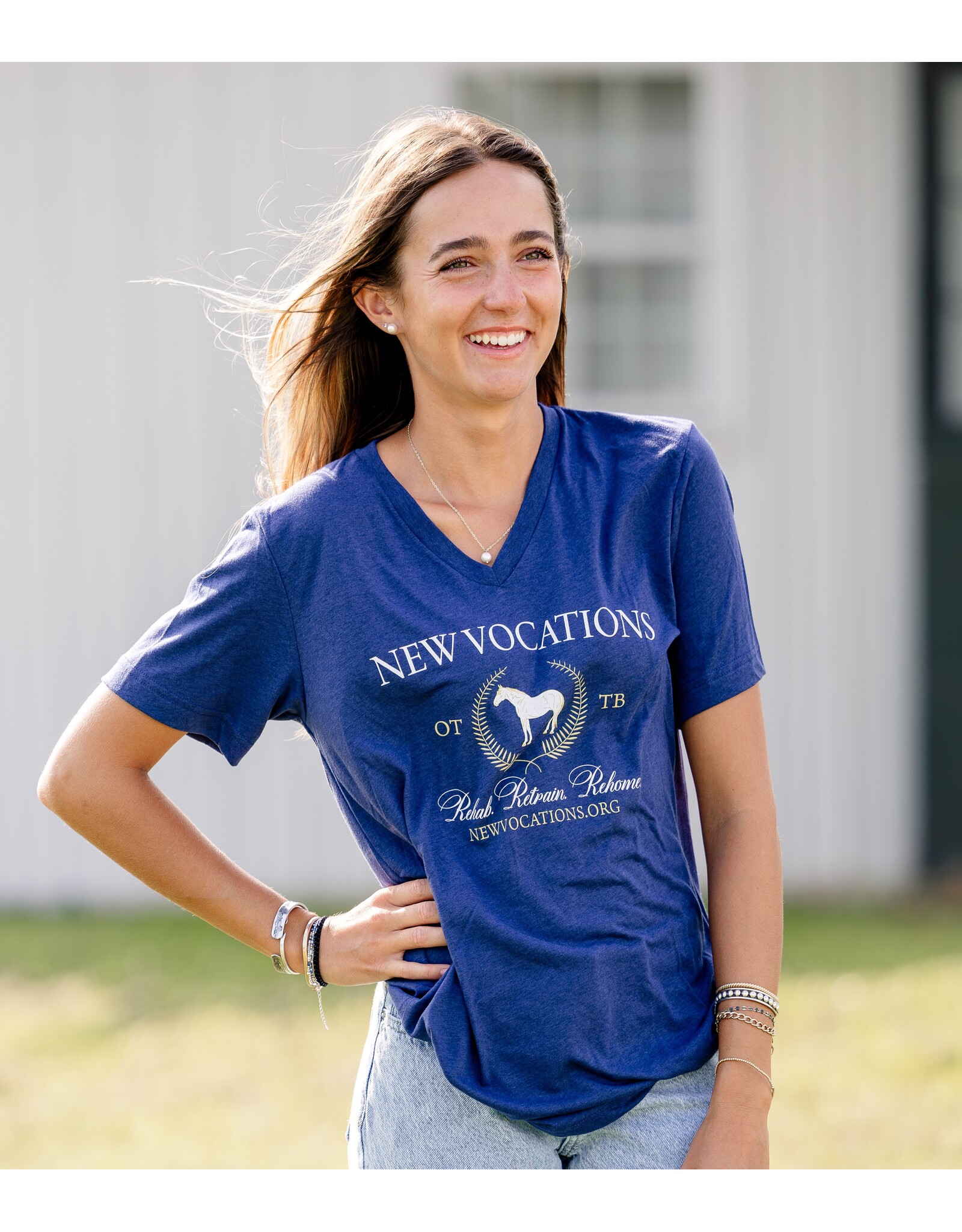 Navy NV OTTB Laurels T-Shirt