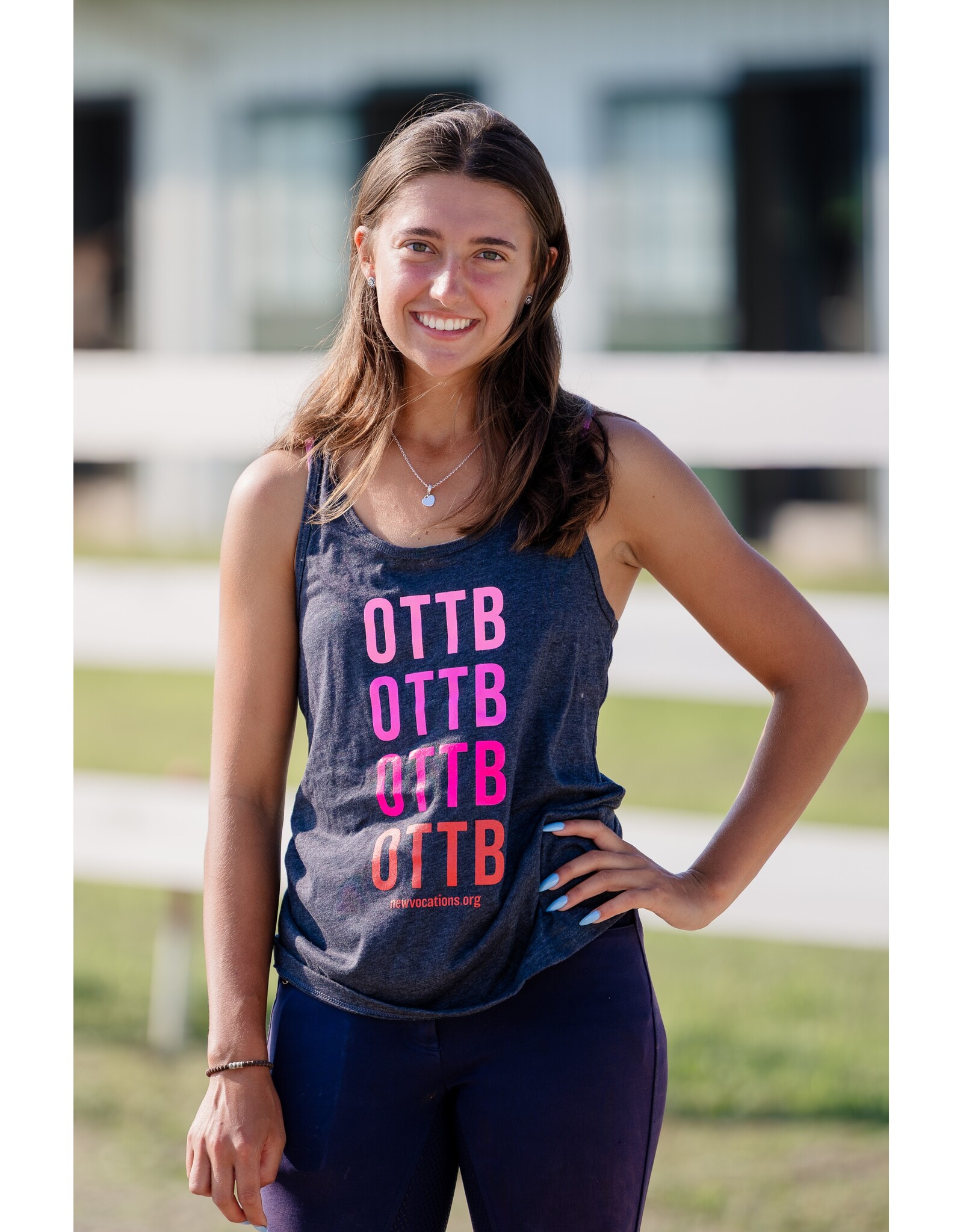 Grey OTTB in Deepening Colors Tank Top