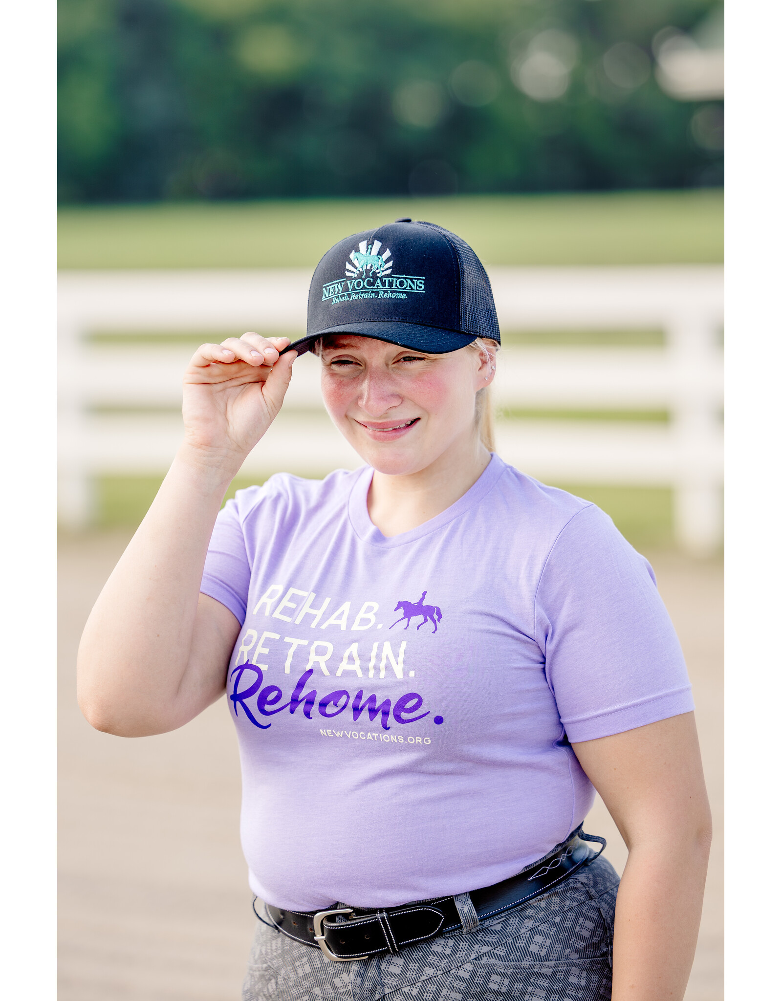 Lilac Rehab. Retrain. Rehome. T-Shirt