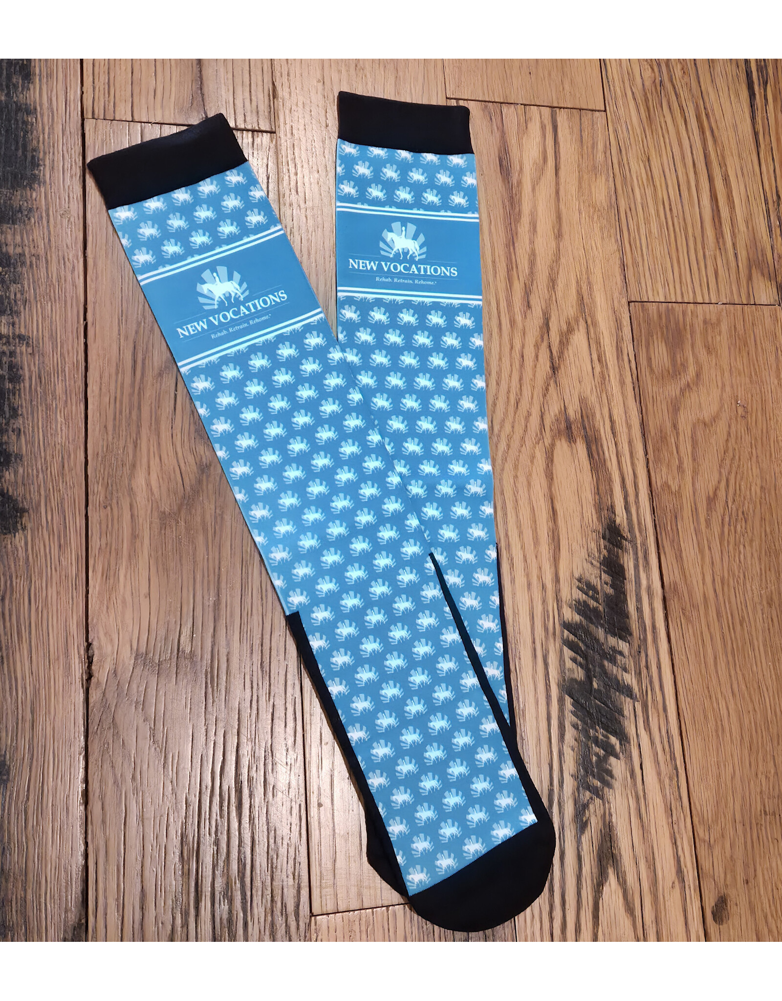 Teal NV Logo Socks