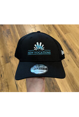 Black Trucker NV Logo Hat