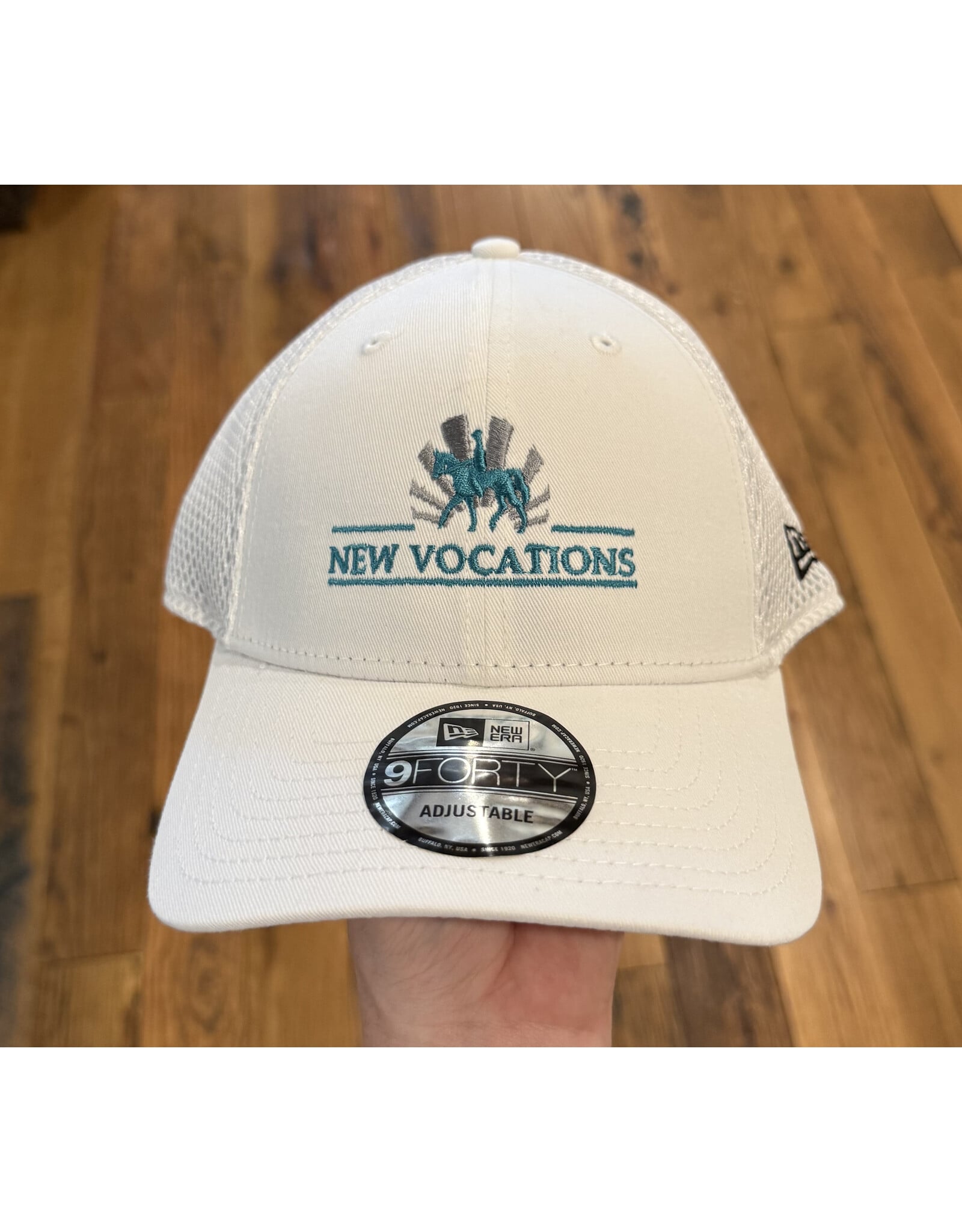 White Trucker NV Logo Hat