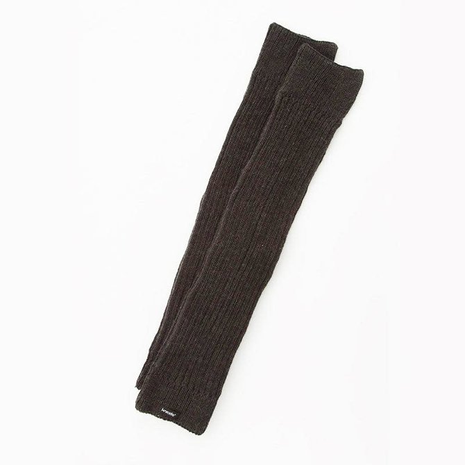 Generic Womens Fashion Thigh Ribbed Knit Open Heel Leg Warmer For