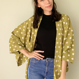 Ryokusuido Antique Silk Haori Kimono Jacket