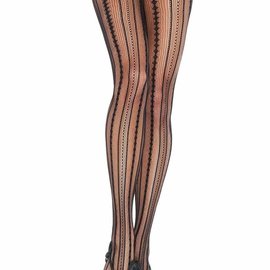 Leg Avenue 9649 Vintage Pinstripe Net Tights