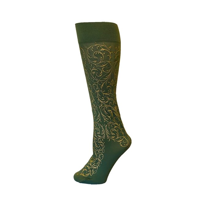 Polonova Hand-Printed Trouser Sock Faberge