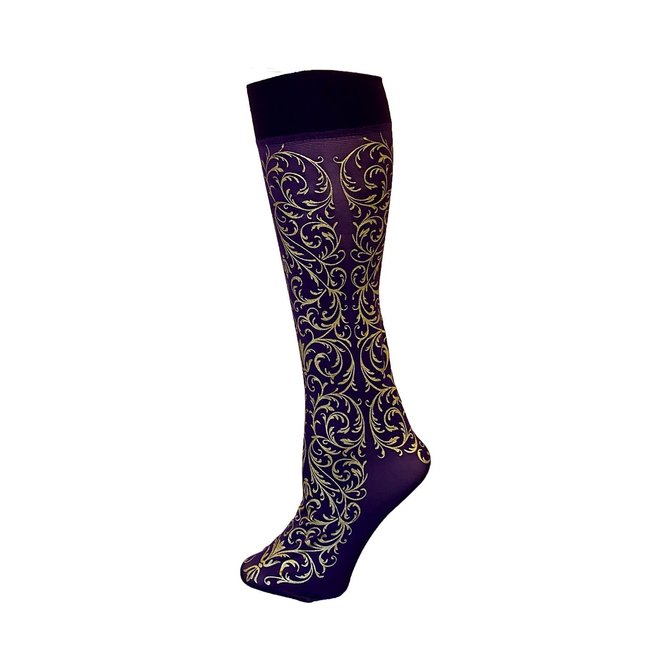 Polonova Hand-Printed Trouser Sock Faberge