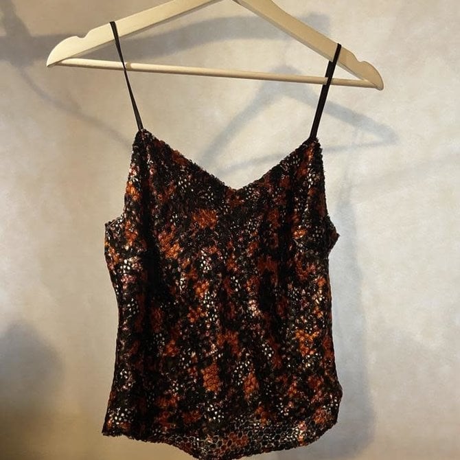 Jessica Redditt Design, Silk Velvet Cami