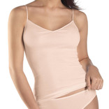 Hanro Cotton Seamless V-neck Camisole 71601