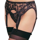 Leg Avenue 8888 Lace Garterbelt & Thong