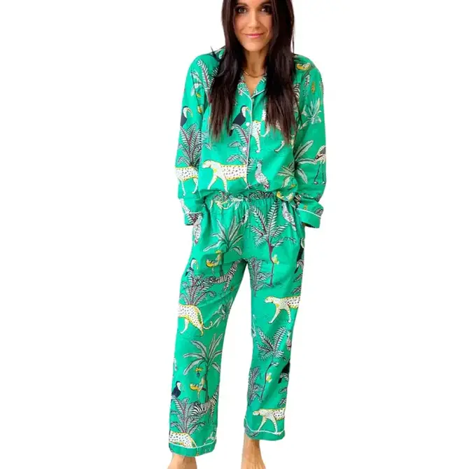 Sur La Vague Safari Pajama Pant Set