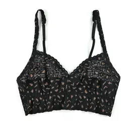 Hanky Panky Cross-Dyed Leopard Retro Bralette 7J7271