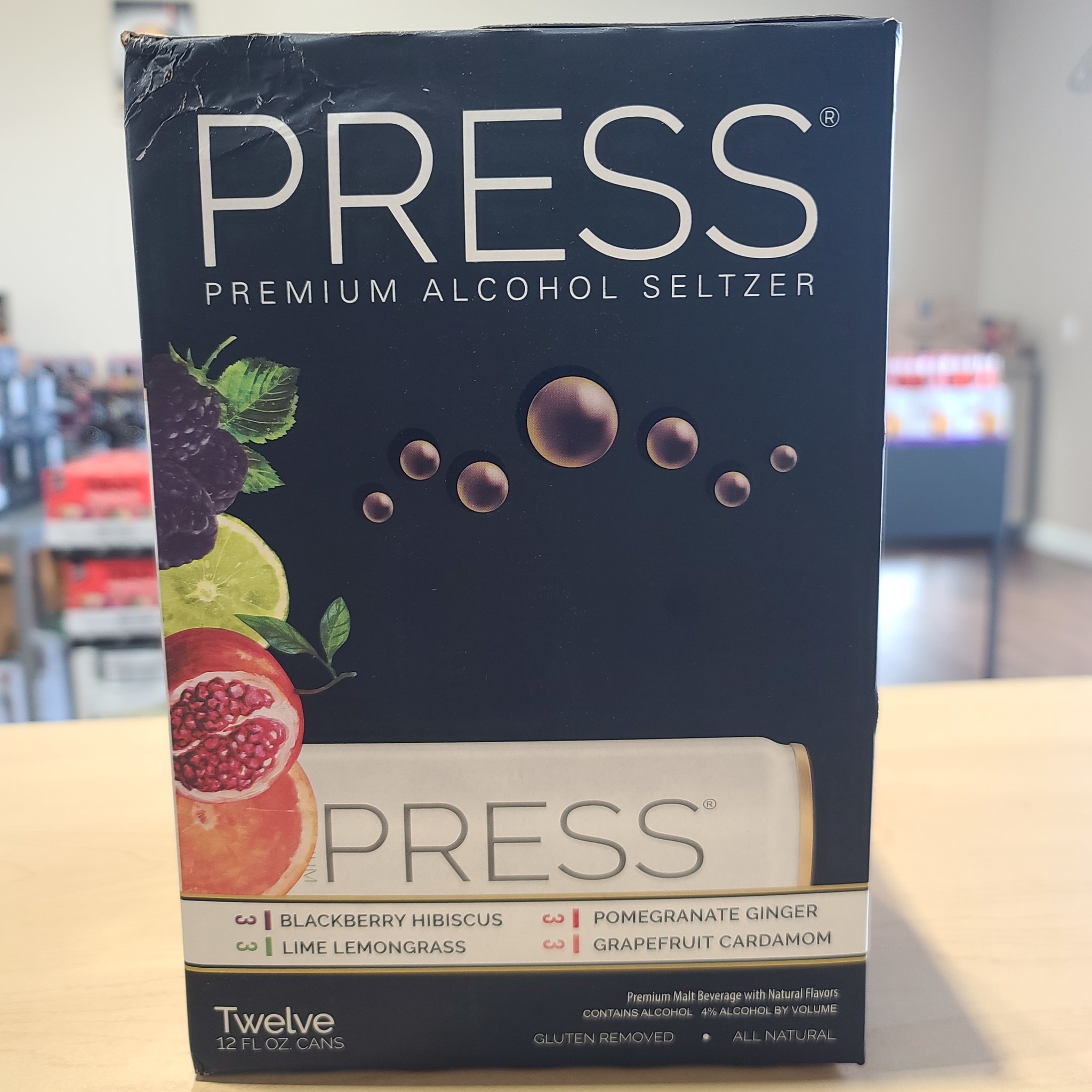 PRESS Premium Alcohol Seltzer