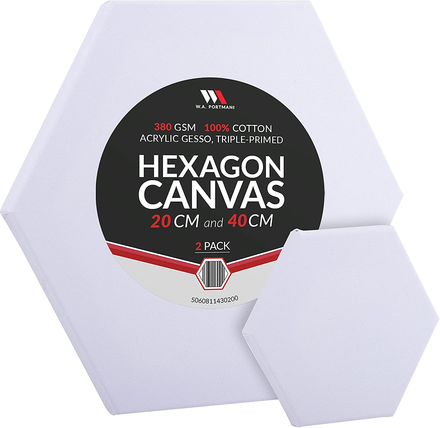 W.A. Portman 2pk Hexagon Canvas