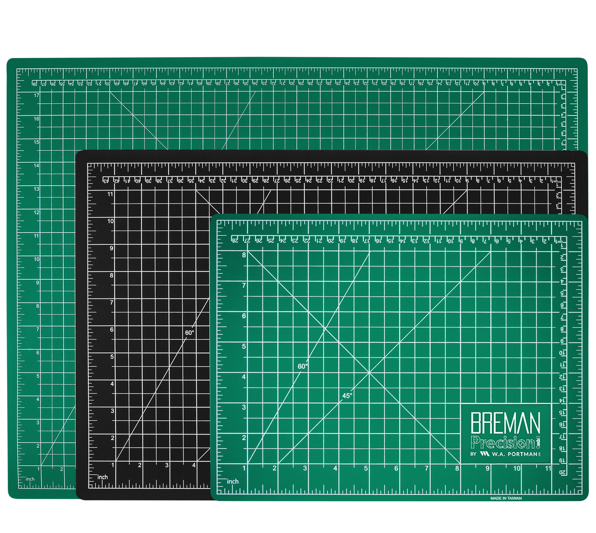 W.A. Portman 3pk Cutting Mat (9x12/12x18/18x24)