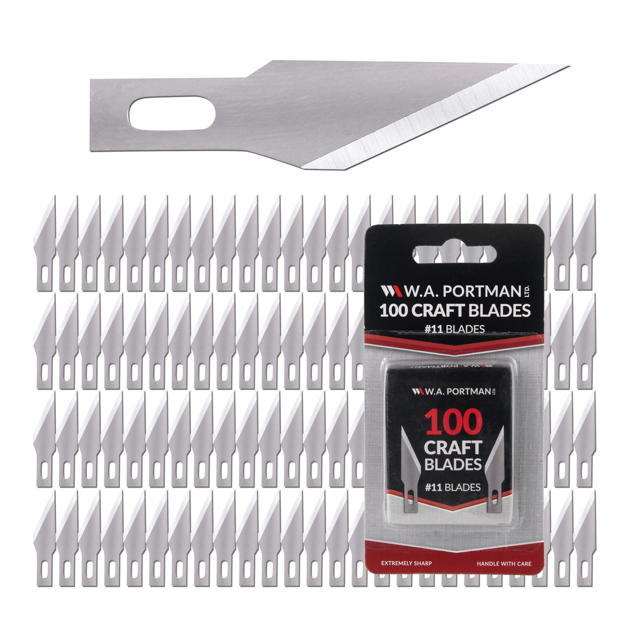 W.A. Portman 100pk Craft Knife Blades